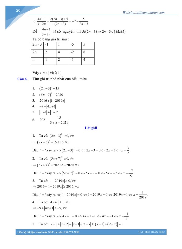 image for page Đề cương học kì 1 môn toán lớp 7