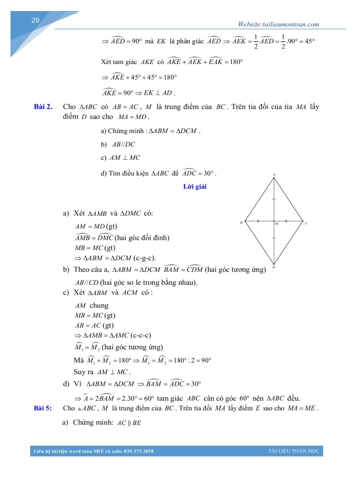 image for page Đề cương học kì 1 môn toán lớp 7