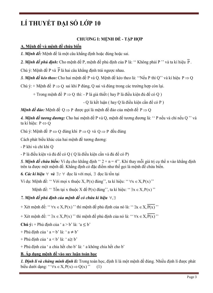 image for page Đề cương ôn tập môn toán