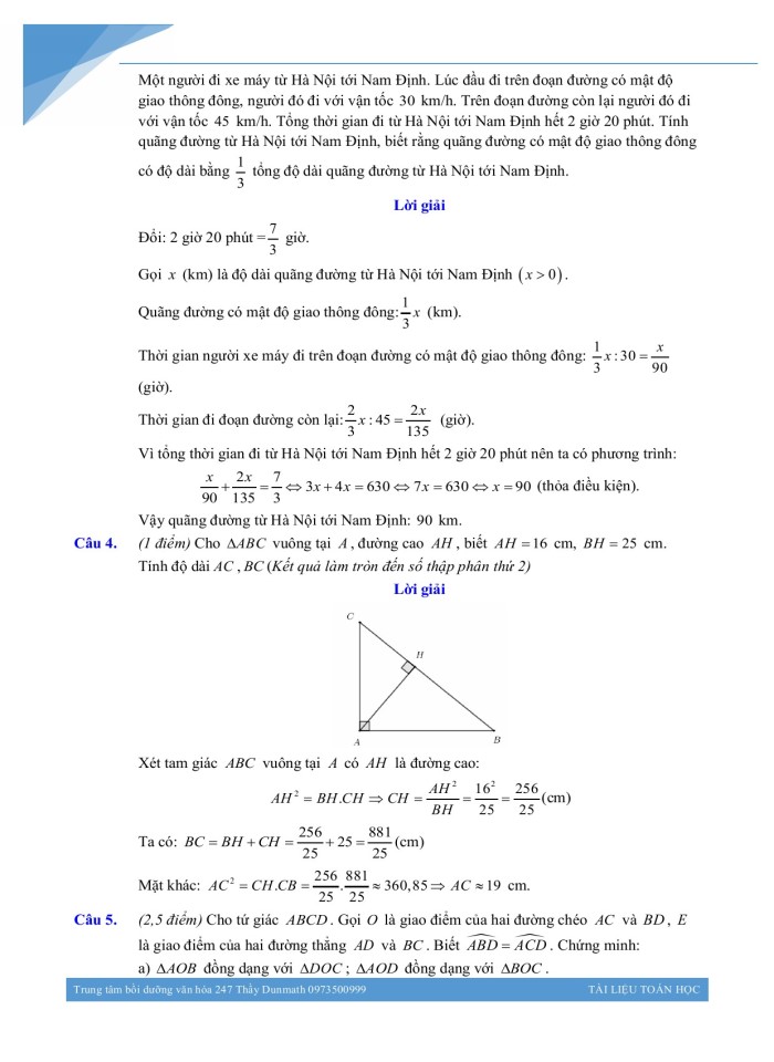 image for page Đề khảo sát toán 9