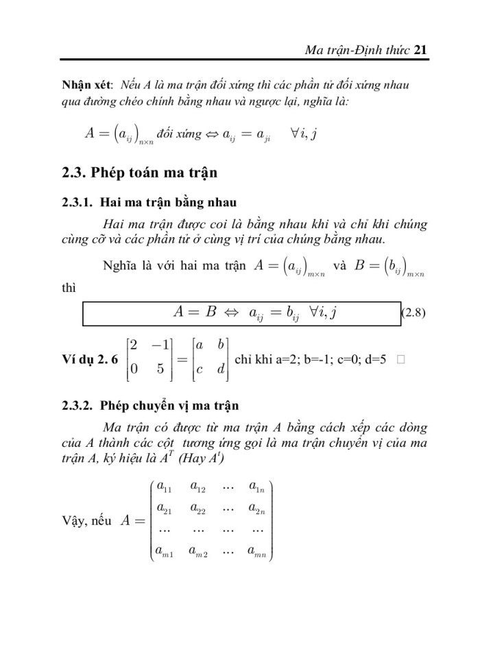 image for page Đại số tuyến tính