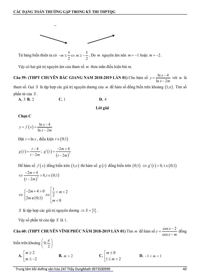 image for page Tính đơn điệu của hàm số