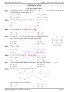 Bộ 20 đề ôn thi THPT 2021 môn Toán