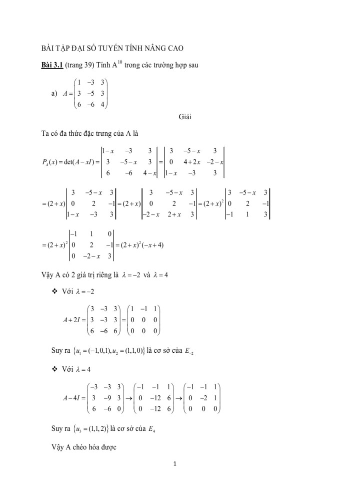 image for page Bài tập đại số tuyến tính nâng cao