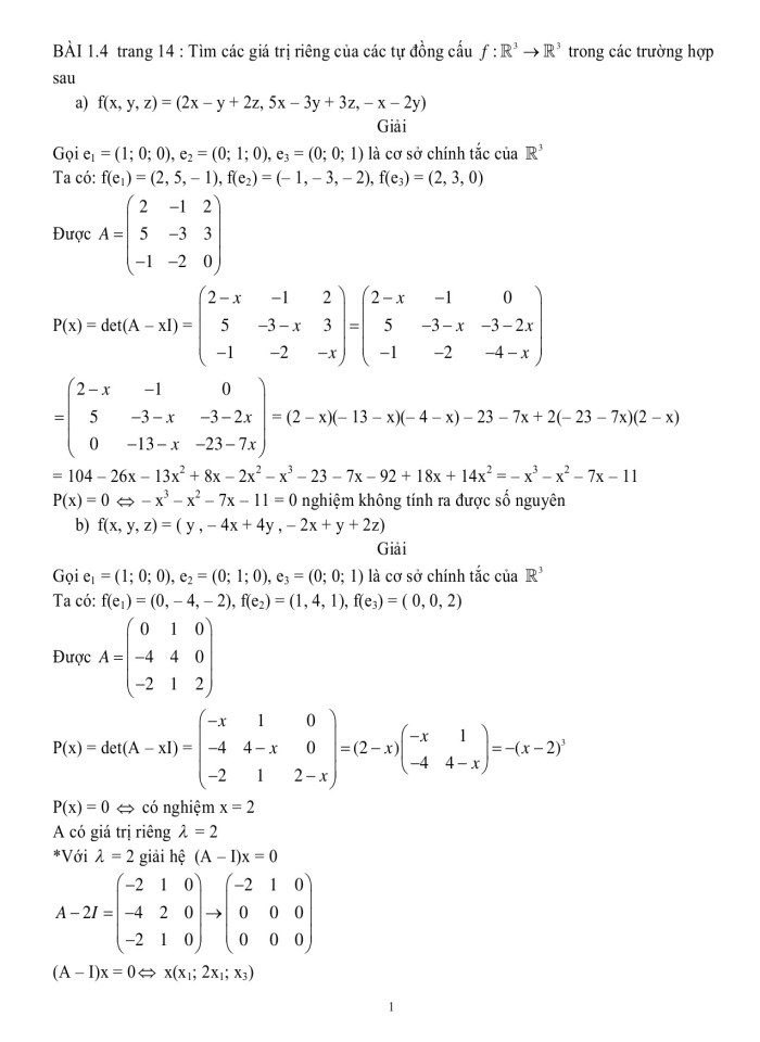 image for page Bài tập đại số tuyến tính nâng cao