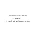 Lý thuyết xác suất và thống kê toán
