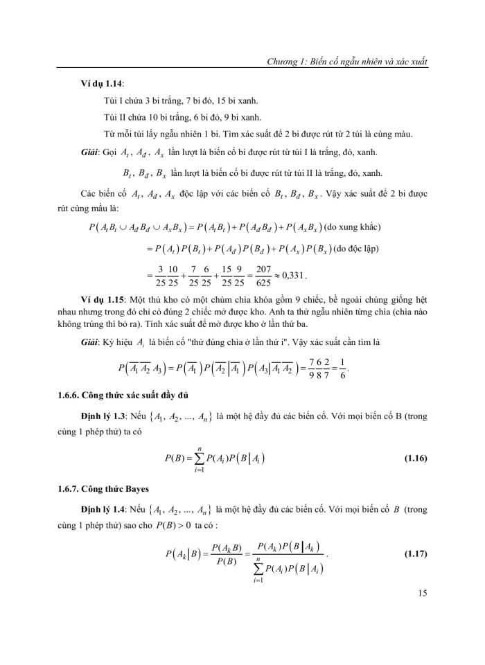 image for page Lý thuyết xác suất và thống kê toán