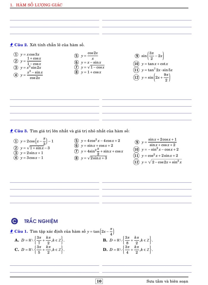 image for page Lý thuyết và trắc nghiệm toán 11