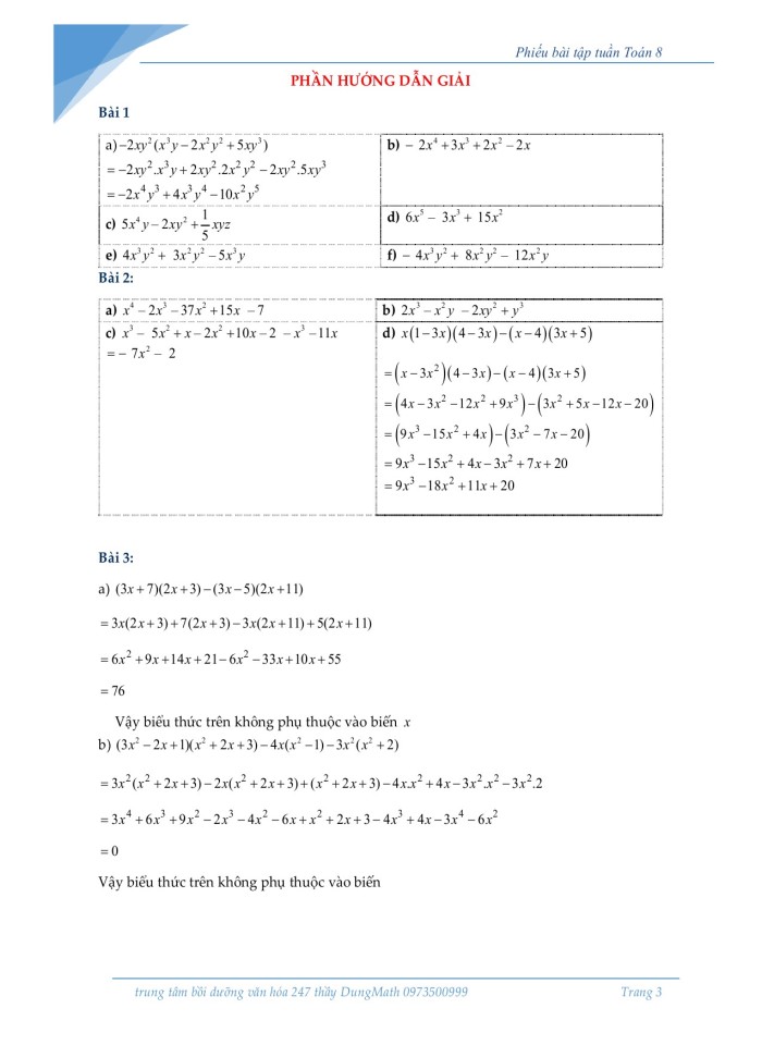 image for page Nhân đơn thức với đa thức – Nhân đa thức với đa thức Tứ giác – Hình thang