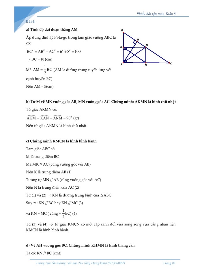 image for page Nhân đơn thức với đa thức – Nhân đa thức với đa thức Tứ giác – Hình thang