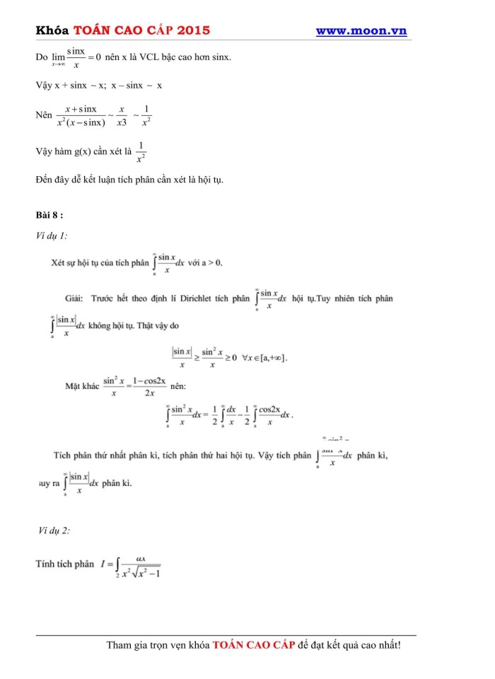 image for page Tài liệu tích phân suy rộng