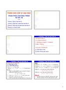 Toán cao cấp A1 đại học