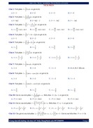 100 câu trắc nghiệm tích phân có giải