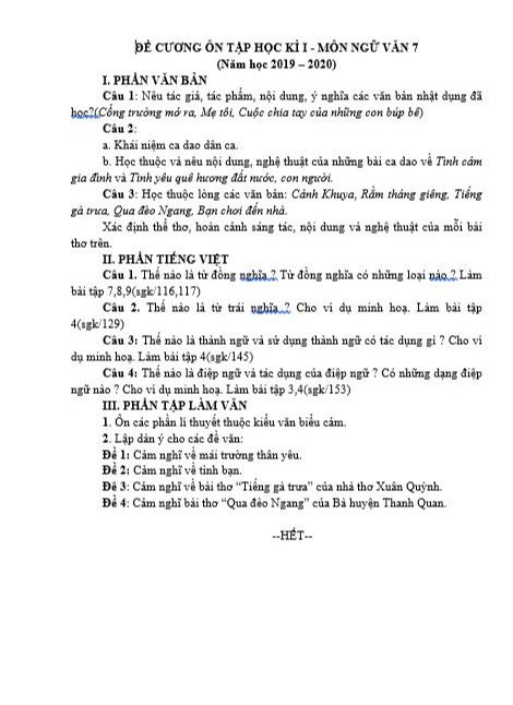 image for page Giáo án môn Văn học 7 năm học 2020-2021