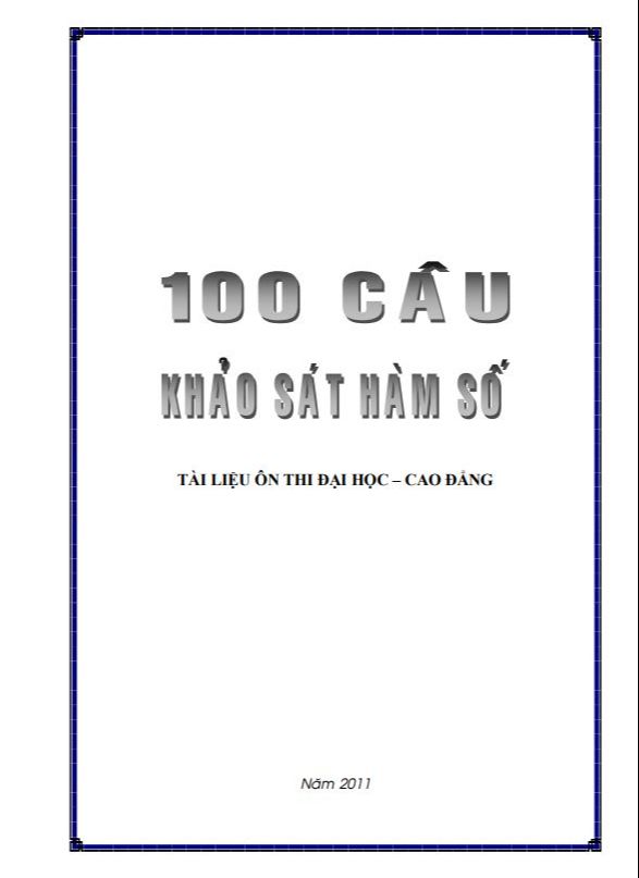 image for page Bộ câu hỏi trắc nghiệm môn toán lớp 12 HK1