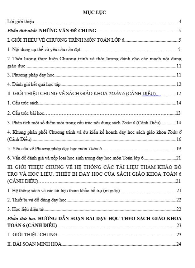 image for page Tài liệu tập huấn sgk toán 6 đủ 3 bộ