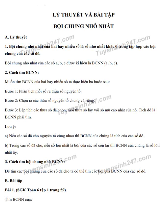 image for page Tuyển tập lý thuyết và bài tập toán 6