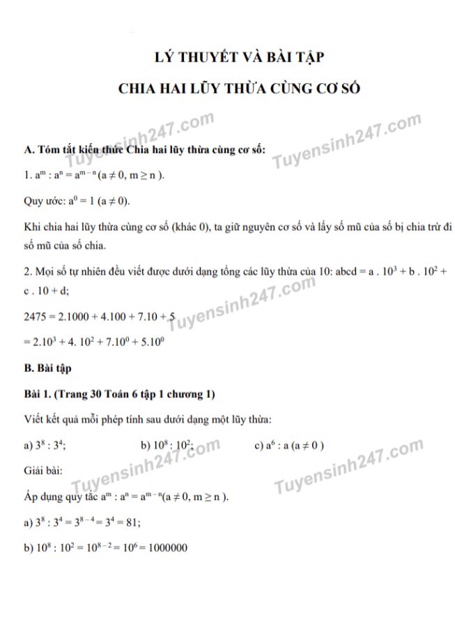 image for page Tuyển tập lý thuyết và bài tập toán 6