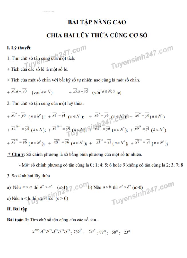image for page Tuyển tập chuyên đề, đề cương, giáo án, bài tập môn toán 6 chọn lọc