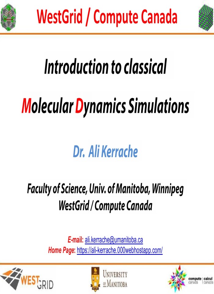 Introduction to classical molecular dynamics simulations
