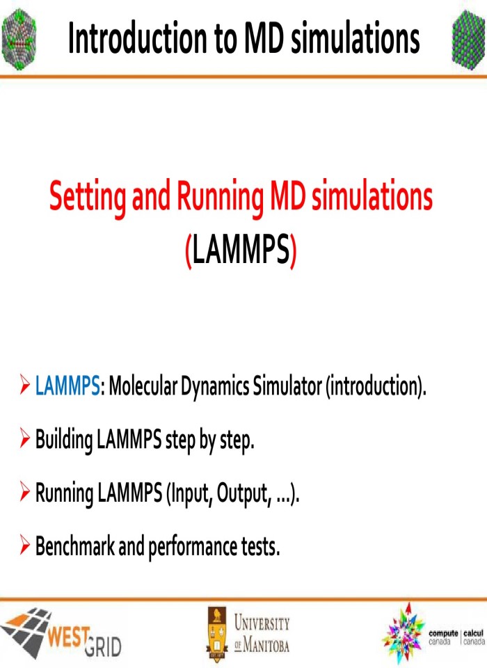 Introduction to classical molecular dynamics simulations