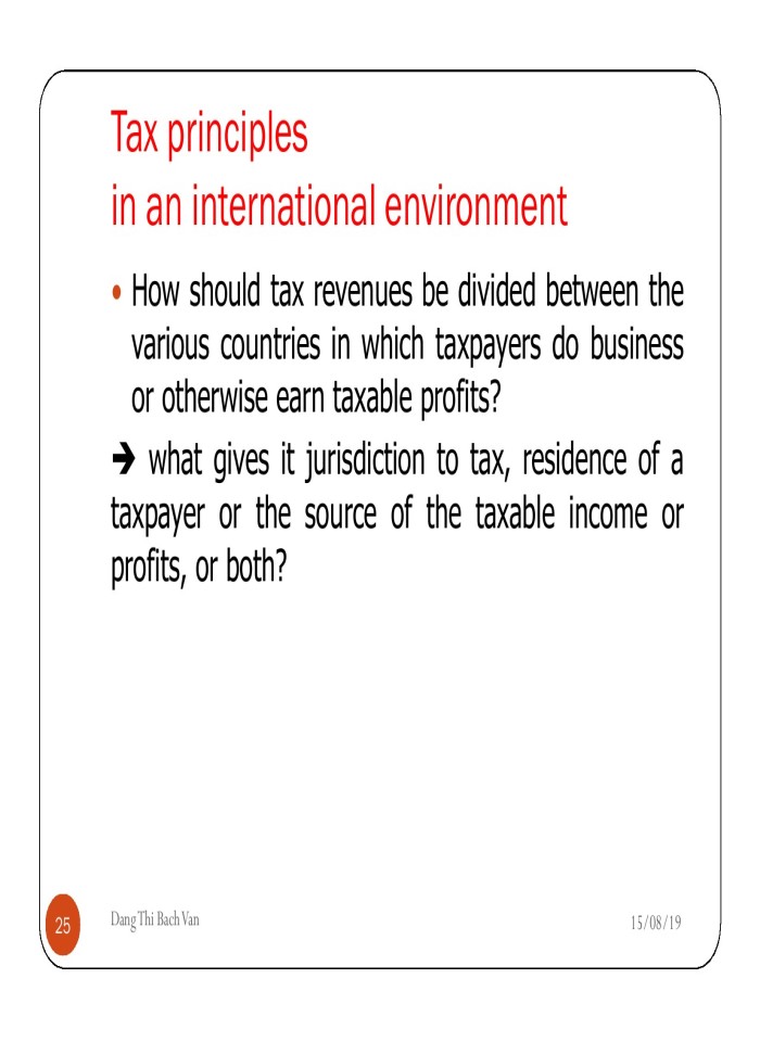 image for page Tổng quan thuế quốc tế