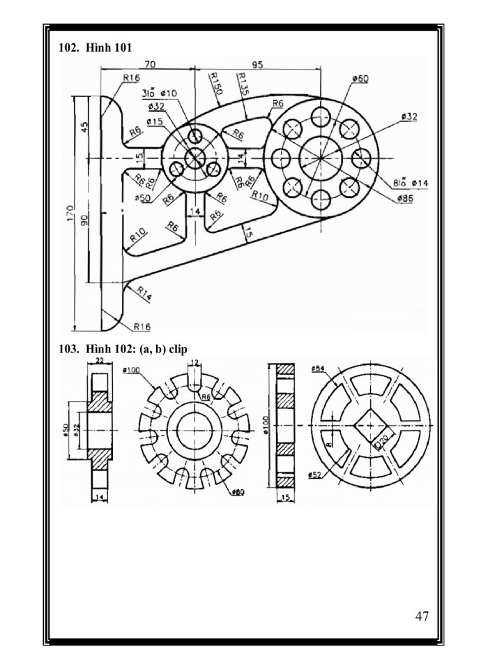 image for page Bài tập autocad 2D
