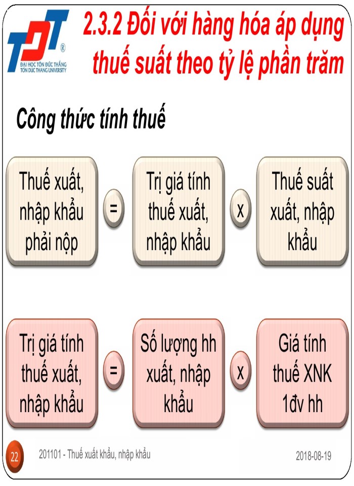 image for page Thuế xuất khẩu, thuế nhập khẩu