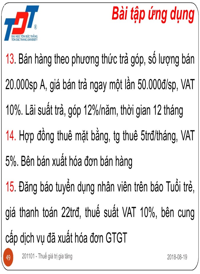 image for page Thuế giá trị gia tăng - slide