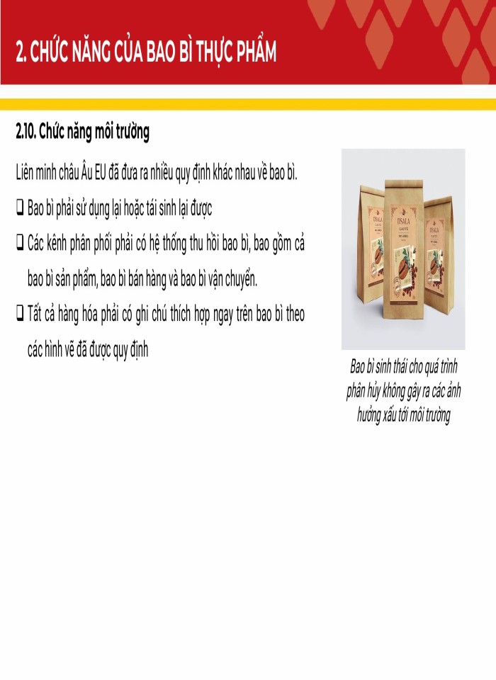 image for page Chức năng của bao bì thực phẩm