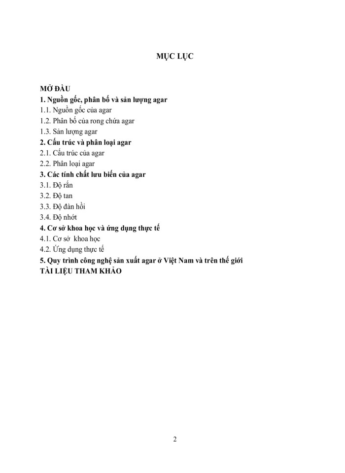 image for page Agar-agar nguồn gốc, cấu trúc tính chất lưu biến và ứng dụng