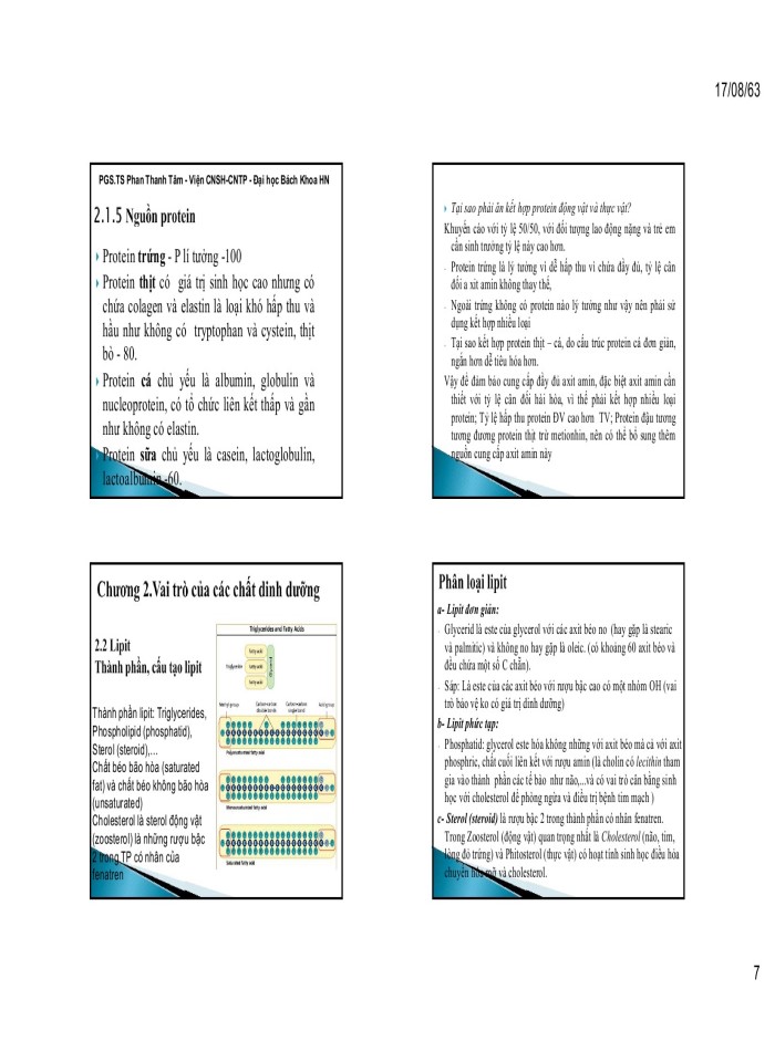image for page Các chất dinh dưỡng và vai trò của chúng trong dinh dưỡng