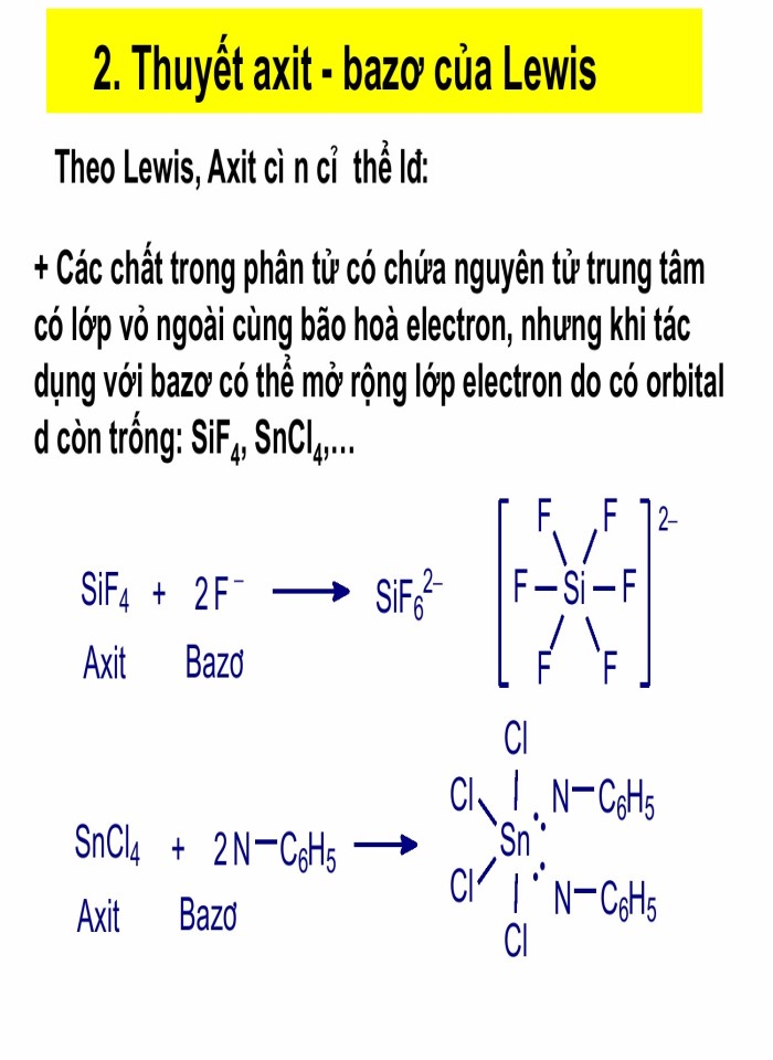 image for page Tính axit - bazơ của hợp chất hữu cơ
