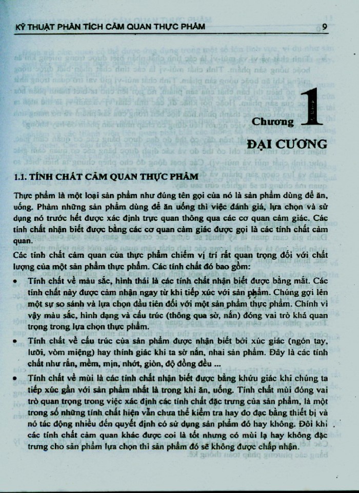 image for page Kỹ thuật phân tích cảm quan thực phẩm