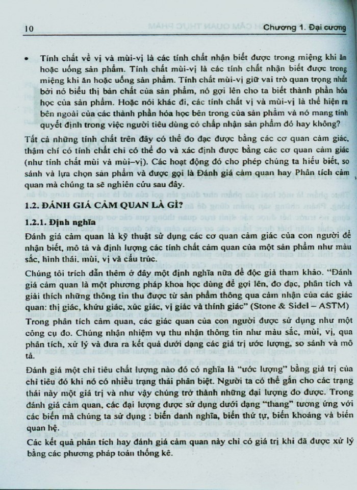 image for page Kỹ thuật phân tích cảm quan thực phẩm