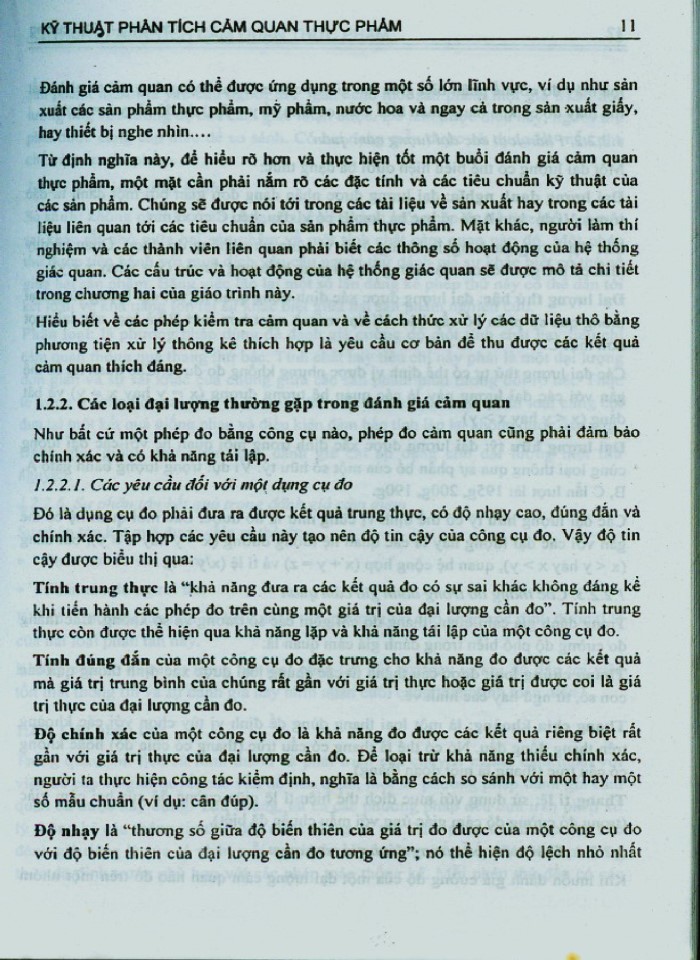 image for page Kỹ thuật phân tích cảm quan thực phẩm