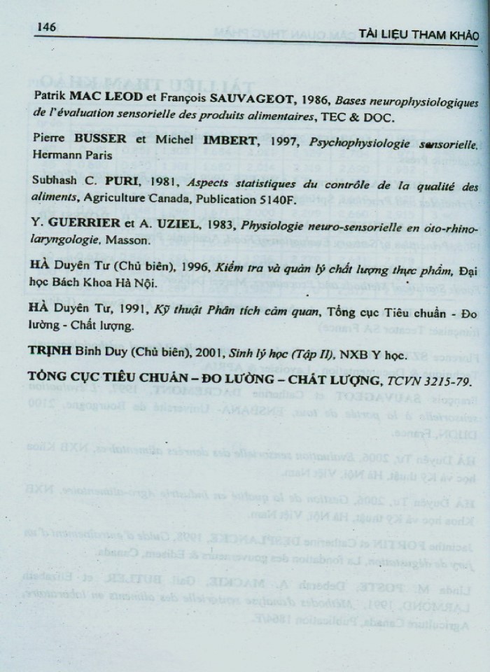 image for page Kỹ thuật phân tích cảm quan thực phẩm