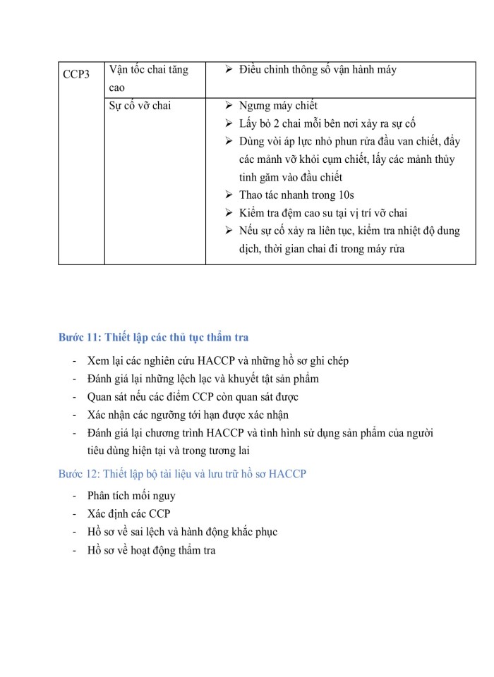 image for page Xây dựng HACCP cho nhà máy sản xuất nước trà xanh đóng chai