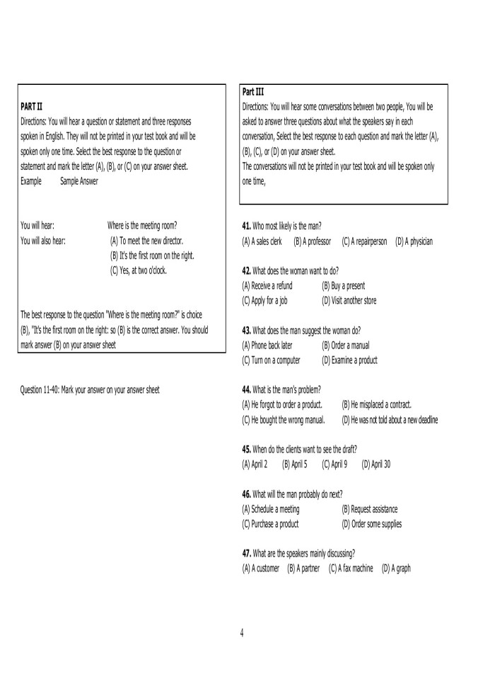 image for page Bài kiểm tra toeic test 10