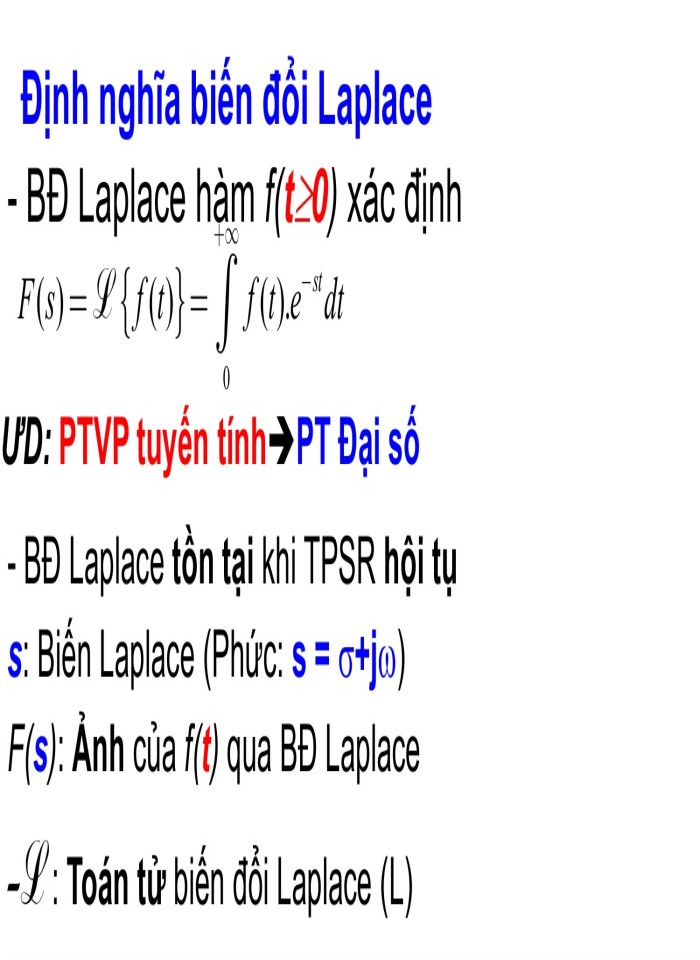 image for page Phương pháp biến đổi laplace