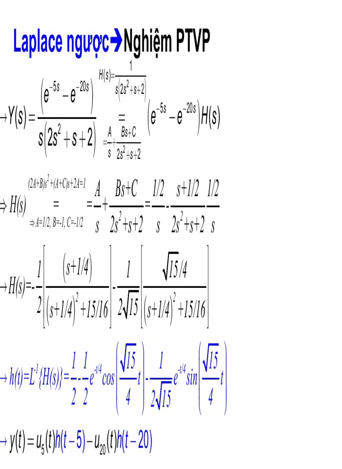 image for page Phương pháp biến đổi laplace