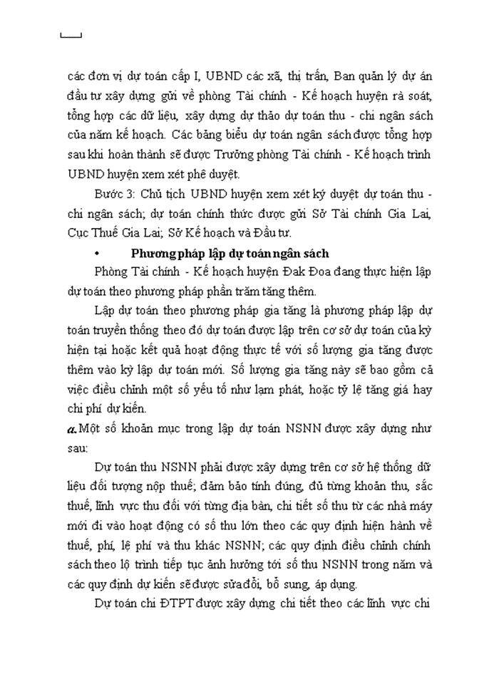 image for page Hoàn hiện công tác lập dự toán ngân sách huyện tại phòng tài chính – kế hoạch huyện Đak Đoa tỉnh Gia Lai