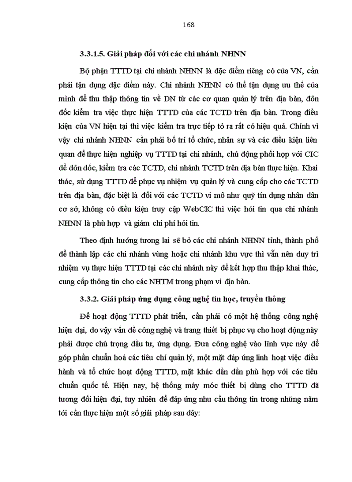 image for page Giải pháp phát triển hệ thống thông tin tín dụng trong hệ thống ngân hàng VN hiện nay