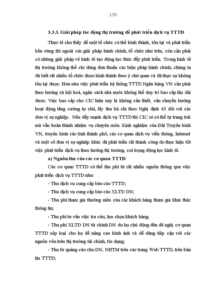 image for page Giải pháp phát triển hệ thống thông tin tín dụng trong hệ thống ngân hàng VN hiện nay