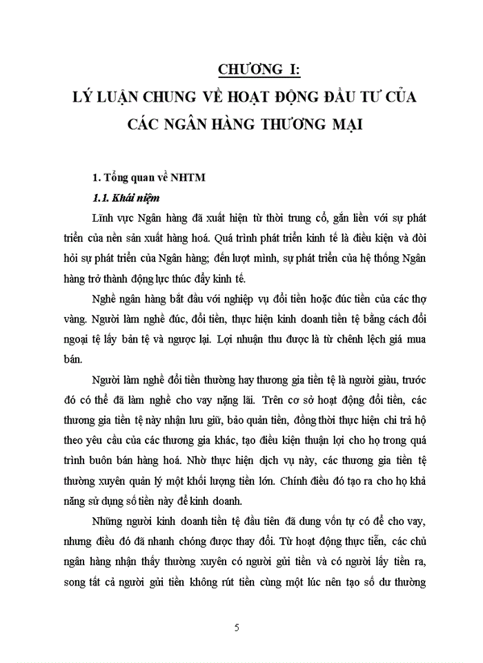 image for page Nâng cao hiệu quả hoạt động đầu tư tài chính của các Ngân hàng thương mại Nhà nước