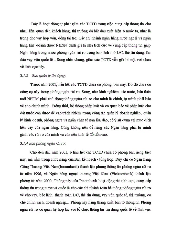 image for page Thực trạng rủi ro tín dụngvà công tác quản lí rủi ro tín dụng trong các ngân hàng thương mại việt nam
