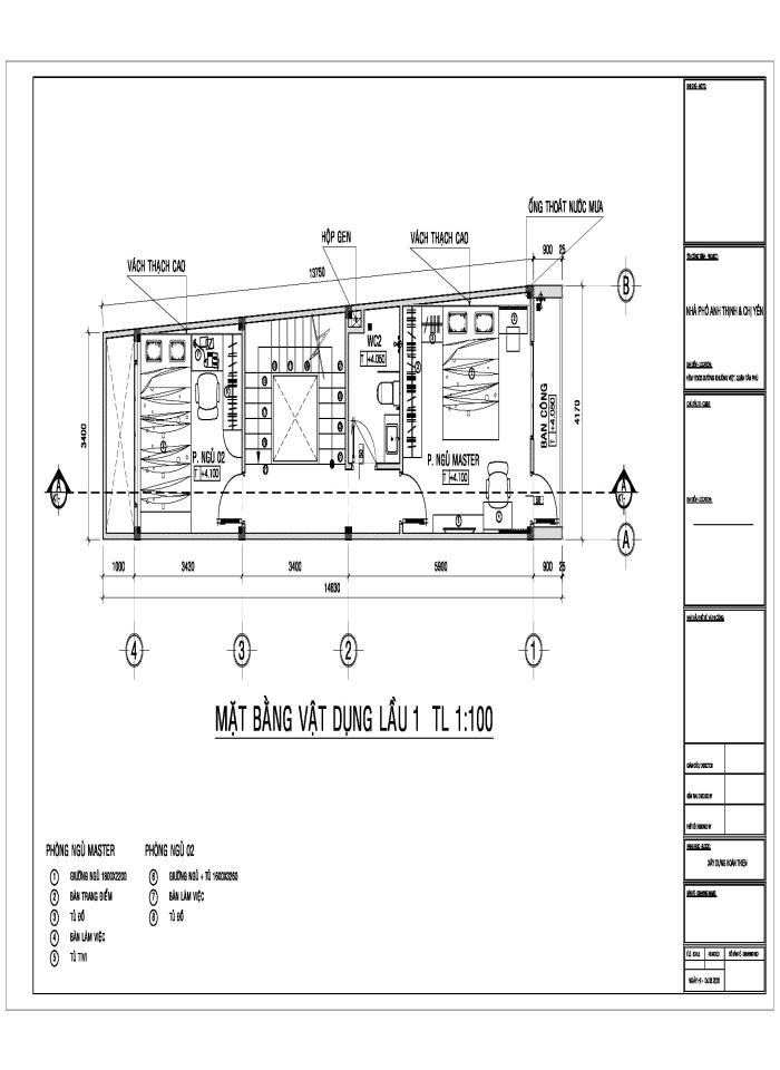 image for page Bản vẽ thiết kế kiến trúc nhà phố