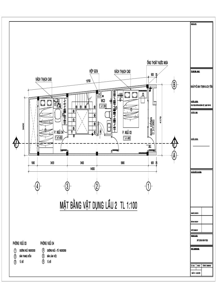 image for page Bản vẽ thiết kế kiến trúc nhà phố