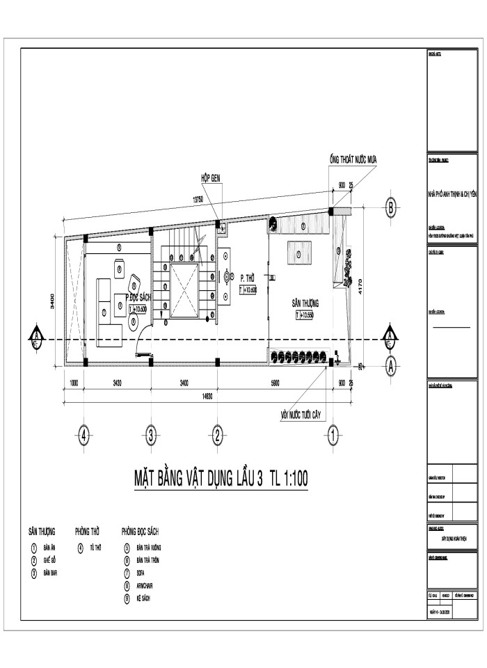 image for page Bản vẽ thiết kế kiến trúc nhà phố