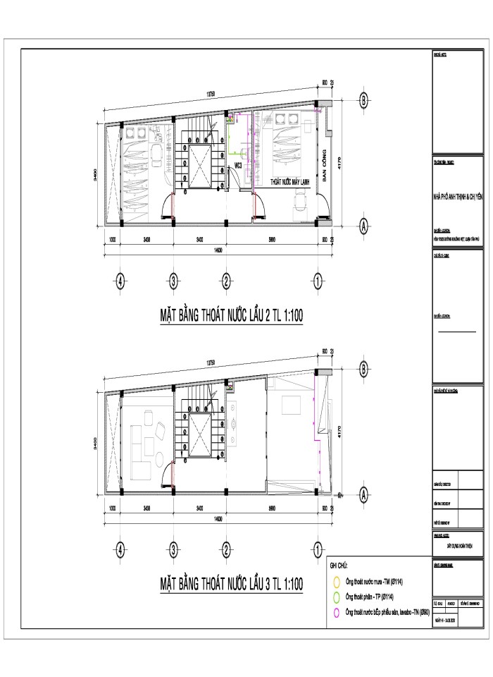 image for page Bản vẽ thiết kế kiến trúc nhà phố